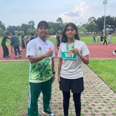 Alaikha Juara 3 Atletik Jakarta Selatan 2024