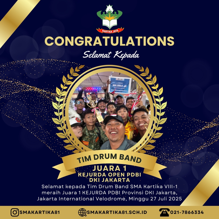 TIM DRUM BAND - JUARA 1 KEJURDA OPEN PDBI DKI JAKARTA 2025