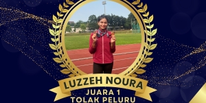Luna Juara 1 Tolak Peluru Kejuaraan Atletik Jaksel Juni 2026