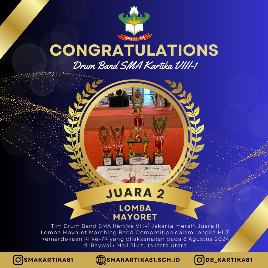 DRUM BAND PEMULA - JUARA 2 LOMBA MAYORET