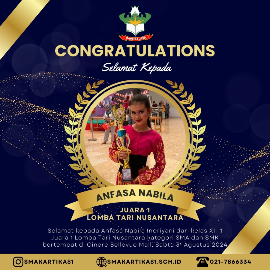 ANFASA NABILA - JUARA 1 LOMBA TARI NUSANTARA